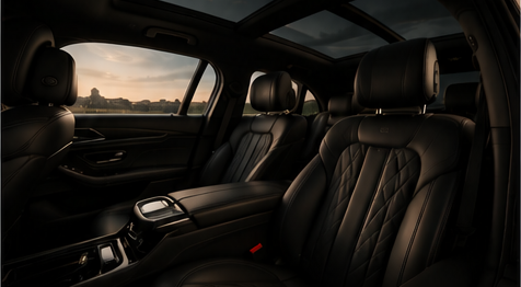 Intérieur premium d’une Mercedes Classe S
