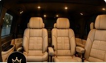Intérieur cuir beige Mercedes Classe V